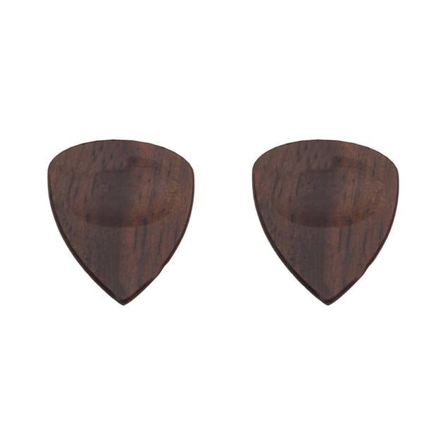 Naiovety Púas de guitarra Instrumento de cuerda Herramienta de montaje Accesorio de bajo simple Herramientas de juego Púa de madera para Tipo 8 2Conjunto