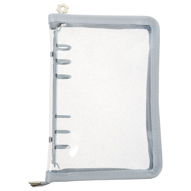 EeaseCA Binder Cover Loose-leaf Binder Cover 6-Rings Binder Shell Binder Notebook Shell Diary Book Cover