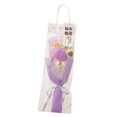 thumbnail image 1 of Ramo de tulipanes de crochet terminado con luz artificial para decoración del hogar Púrpura, 1 of 9