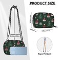 thumbnail image 4 of FORMRS Mini Crossbody Bag for Women Adjustable Rope Shoulder Casual Phone Purse, Green Christmas Hats, 4 of 7