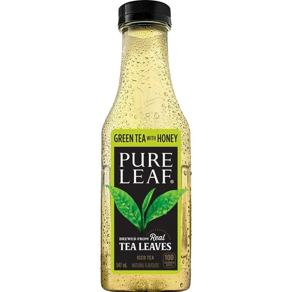 Thé glacé Pure Leaf Thé vert avec miel, 547 mL, 1 bouteille 547mL
