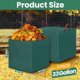 thumbnail image 5 of Bolsas de basura de jardín reutilizables con asas, bolsas de polipropileno tejido para jardín, bote de basura para acampada, plegable, 6 uds., 5 of 5