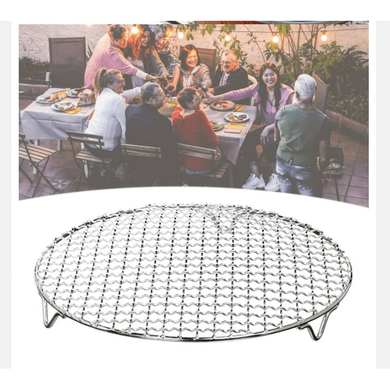 Round Cooling Wire Rack 6 Baking Grill Trivet Cookies Pastries Cupcakes Bake !