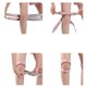 thumbnail image 4 of Rodilleras ajustables, soporte antideslizante para pierna, tamaño único, rótula cómoda para baloncesto, , deportes de Fitness , Rosado Macarena Rodillera, 4 of 8