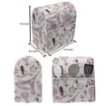 thumbnail image 4 of Paris Stand Mixer Cover, Valentines Day Theme with Eiffel Kissing Couple Hot Air Balloon Wedding Concept, Kitchen Appliance Organizer Bag Cover with Pockets, 5 Quarts, Pale Pink Rose, by Ambesonne, 4 of 4