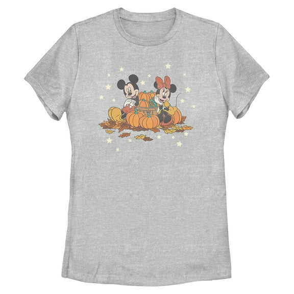 Womens Mickey & Friends Pumpkin Mice T Shirt