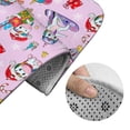thumbnail image 5 of Yiaed Christmas Unicorns Print Bathroom Mat Set 2 Pieces Mat Anti-Skid Pad Ultra Soft and Absorbent Bathroom Bath Mat Contour Bath Rugs for Toilet Base, 5 of 6