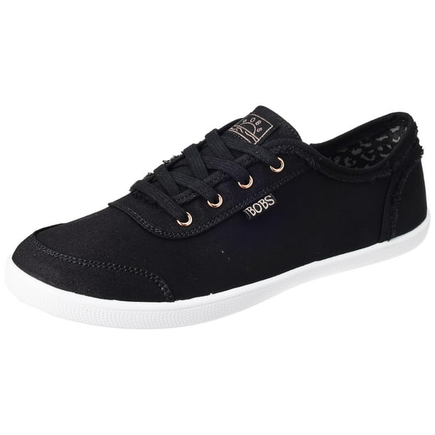 Zapatilla Skechers Bobs B Cute para mujer, espuma viscoelástica, color negro