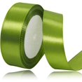 thumbnail image 1 of LAICAIW Solid Color Olive Green Satin Ribbon, 3/4 Inches x 25 Yards Fabric Satin Ribbon for Gift Wrapping, Crafts, Hair Bows Making, Wreath, Wedding Party Decoration and Other Sewing Projects, 1 of 7