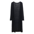 thumbnail image 7 of UAMVSH Womens Open Front Lightweight Cardigans Baggy Long Sleeve Vacation Work Outwear Casual Stretch Long Dusters with Pockets(Free Size,Black), 7 of 7