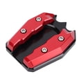 thumbnail image 1 of Motorcycle Kickstand Extension Plate, CNC Aluminium Alloy Side Stand Pad Enlarger Foot Side Parking Stand Extension Pad Replacement For Nmax155 Nmax125, 1 of 7