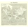 thumbnail image 3 of Migeon 16x15 Black Modern Framed Museum Art Print Titled - French Global Colonies - Migeon 1869, 3 of 5