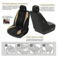 thumbnail image 2 of Funda Universal Para Asiento  Bloosom De Automóvil 10 Piezas Beige, 2 of 4