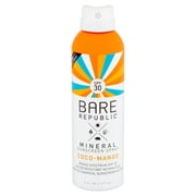 Bare Republic Mineral SPF 30 Sunscreen Body Spray, Coco Mango, 6 fl oz