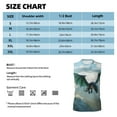 thumbnail image 5 of Lsque Cloud Sky Green Dragon Print Men's Cotton Blend Sleeveless Muscle Shirts (S-3XL)- Moisture Wicking, Odor Protection, UPF 30+,Large, 5 of 8