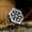 7, variant on Vintage Viking Hexagon Compass Runes Ring Stainless Steel Men's Biker Punk Ring-10