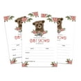 thumbnail image 1 of Inkdotpot 30 Fill In StyleBaby Shower Invitation Cards Bear Jungle Animals Blank Invites, 1 of 7