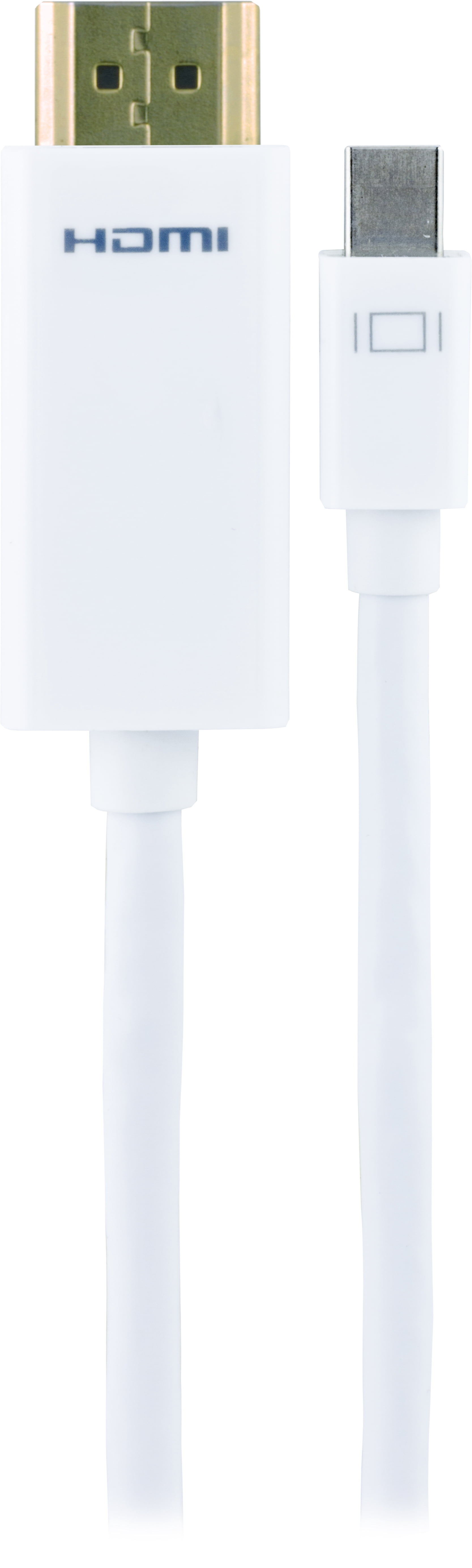 General Electric 6 ft Mini DisplayPort to HDMI Cable, White, 33771