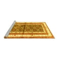 thumbnail image 2 of Ahgly Company Machine Washable Indoor Rectangle Persian Yellow Traditional Area Rugs, 7' x 9', 2 of 4