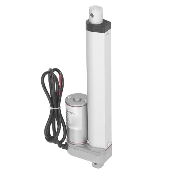 750N Electric Linear Actuator, 750N Linear Actuator 24VDC White 20W-30W 6in Stroke Metal Gear for Booth Lift Bar Linear Actuator,Linear Actuator Controller Remote Control Kit