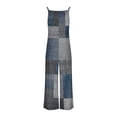 thumbnail image 5 of Yubnlvae Floral Jumpsuits for Women - Boho Wide Leg Rompers with Pockets (Summer Vacation, Casual Beach Overalls) Grey L, 5 of 6