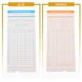 thumbnail image 4 of AURARMLET Assorted Color English Edition Time Cards Paper for Office Employee Attendance Recording, 4 of 6