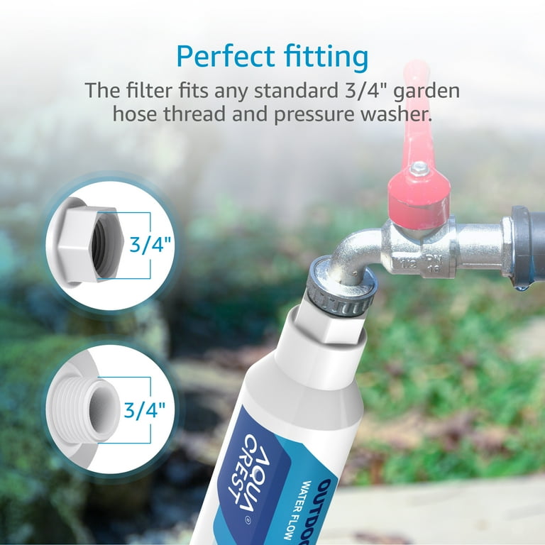 Inline Garden Hose Hard Water Filter Fasci Garden