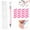Pink White, variant on Diamond Art Painting Pen,, Automatic Refillable Wax Pen, Diamond Painting Pen with Wax Refills, Rapid Bead/Gem/Rhinestone Picker for Diamond Painting, Nail Art & DIY Crafts (Pink Blue)