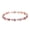 Purple-Rose, variant on 14K Gold Plated 3mm Cubic Zirconia Classic Adjustable Tennis Bracelet |Gold Bracelets for Women |Bride Bracelet for Wedding|Size 6.5-8 Inch