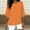 Orange, variant on ZZwxWA Women's Oversized T Shirts Short Sleeve Crewneck Loose Fit Tops Summer Basic Tee