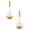 White & Gold, variant on ZFSBZBS Hideaway Toilet Brush Set,Hammered Elegant Bathroom Decor With Anti Shield & 360° Cleaning Base Proof Modern Accessories for Home Hotel,Gold