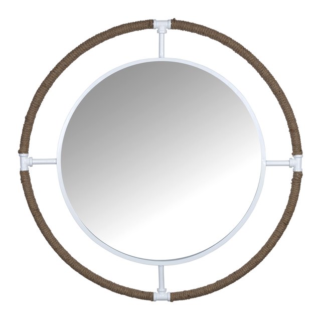 homeroots bed & bath 389863 Miroir Mural Rond Nautique