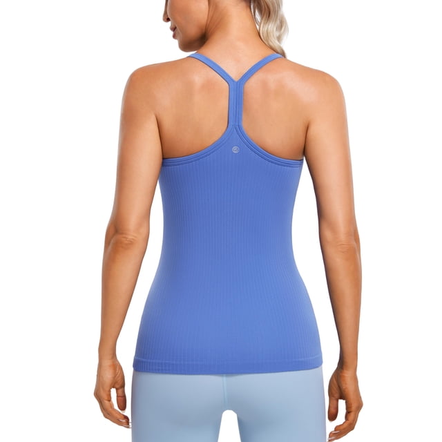 Musculosa Deportiva CRZ YOGA Sin Costuras con Sostén Incorporado
