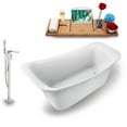 thumbnail image 3 of Tub, Faucet and Tray Set Streamline 70" Freestanding NH1380-140, 3 of 5