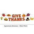 thumbnail image 2 of Thanksgiving Tableware Set Turkey Fall Themed Paper Plates Napkins Cups Cutlery Tablecloth for Friendsgiving Autumn Party Decorations, 2 of 3