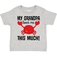 thumbnail image 3 of Inktastic My Grandpa Loves Me Crab Boys or Girls Toddler T-Shirt, 3 of 5