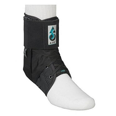 ASO Ankle Stabilizing Orthosis W/inserts (Black, Medium)