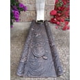 thumbnail image 2 of Bronze 22.5-in Cast Aluminum Downspout Gutter Turtle Splash Block, 2 of 4