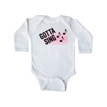 

Inktastic Choir Music Gotta Sing Gift Baby Girl Long Sleeve Bodysuit