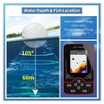 thumbnail image 3 of Portable Fish Finder for Fishing, Rechargeable, 197ft Depth, 3 of 7