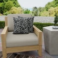 thumbnail image 3 of Jordan Manufacturing 18" x 18" Halsey Shadow Black Floral Square Outdoor Throw Pillow (2 Pack), 3 of 12