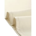 thumbnail image 5 of Blusa de manga de soplo fruncida plisada con cuello alto Allegra K suave sedoso para mujer Beige S, 5 of 5
