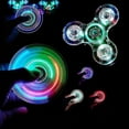 thumbnail image 1 of Glowing LED Light Fidget Spinner Hand Top Spinner Glow in the Dark Light EDC Fidget Spinner Finger Stress Relief Toy, 1 of 5