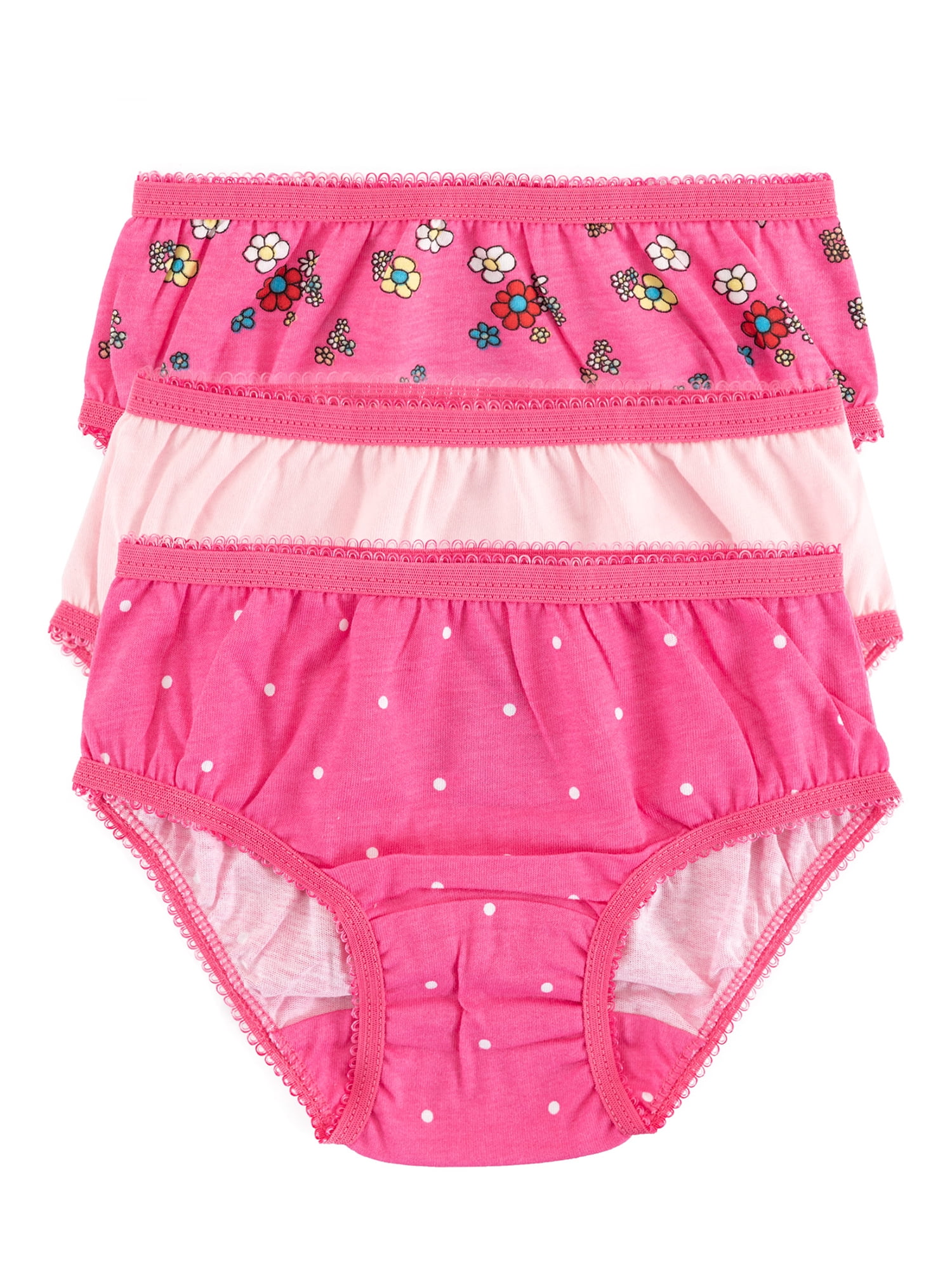 Wonder Nation Toddler Girl Briefs, 18-Pack, Sizes 2T-5T