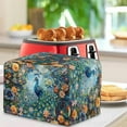 thumbnail image 3 of TSOVTHRID Bohemian Peacock Print Toaster Covers for 2 Slice Dust-proof Kitchen Small Appliance Covers Waterproof Anti-scratch Bread Maker Oven Cover, 3 of 8