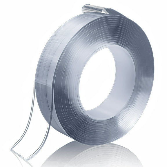 Nano Tape Double Sided Tape Heavy Duty Multipurpose Removable Mounting Tape 2 Inch by 16 Feet for Mounting on Wall Glass Ceramic Plastic with Strong Adhesive and Removal no Residue
