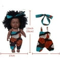 thumbnail image 2 of A-Waroom Black Dolls 12 inch Black African American Doll Baby Doll for Kids Perfect for Birthday Gift, 2 of 4