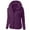 Purple coat for women, variant on Usmixi 2023 Plush Coat for Women Sherpa Jacket for Women Casual Solid Open Front Zip Fluffy Fleece Sweatshirt Coats Long Sleeve Pocket Hooded Outerwear Winter Plush Coat