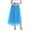 Blue, variant on vigerkar Maxi Skirt Women Tiered Layered Mesh Ballet Prom Party Tulle Tutu A Line Midi Skirt Red, L