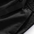 thumbnail image 5 of Kvture Cargo Shorts for Men Stretch Waist Quick Dry Tactical Short Pants Construction Workwear Outdoor Hiking Fishing Black M, 5 of 6